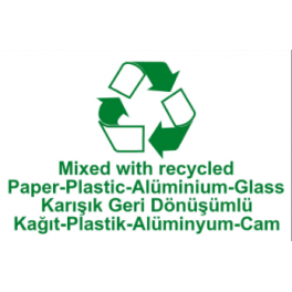 ÇÖP BİDON ETİKET-KARIŞIK GERİ DÖN. A4