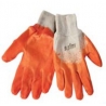 Gloves working cotton rubber