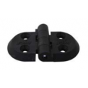 HINGE,PLASTIC  70X40MM SHORT-SHORT BLACK