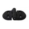 HINGE,PLASTIC  70X40MM SHORT-SHORT BLACK