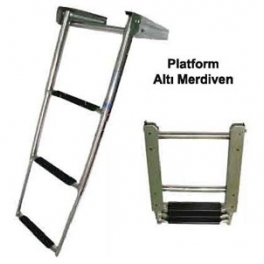 DENİZ MERDİVENİ KROM TELESKOPİK 3LÜ(KIZAKLI)