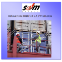 OPERATING ROD FOR S.A TWISTLOCK