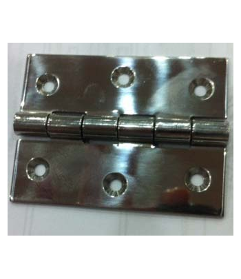 HINGE STAINLESS STEEL 80 X60MM