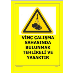 VİNÇ ÇALIŞMA SAHASINDA...