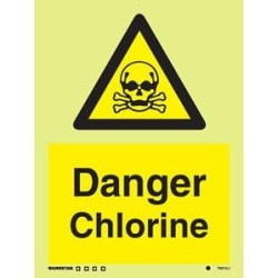 DANGER CHLORINE HG 20*15