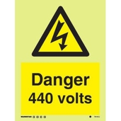 DANGER 440 VOLTS HG 20*15
