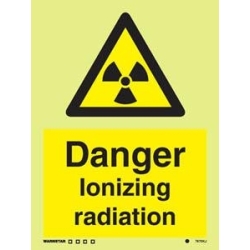 DANGER LONISING RADIATION...