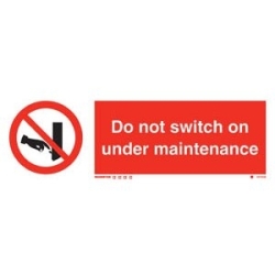 DO NOT SWITCH ON UNDER...