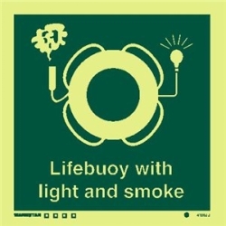 LIFEBUOY WITH LIGHT AND...